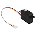 Pikkukuva 5 / 5: 25g Muovi Servo Ohjausvaihde Servo 1/12 12428 12423 12628 RC Auto Kuorma-auto Malli Ohjausosa A