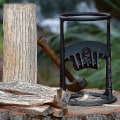 Miniatyrbild 4 av 5: Vedklyvning, Vedklyvning, Manuell Vedklyvning, Vedfördelare För Camping