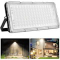 Miniatyrbilde 1 av 5: 400W LED Flomlys, Vanntett Spotlight Sikkerhetslys, Super Sterkt Arbeidslys Vegglys For Hage, Hage, Garasje, Kule Varme Farger