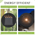 Miniatyrbillede 5 af 5: 6 stk. Solcellelys Udskiftningstop 7 Lumen Solcellelygte Dele LED Solcellepanel Lygte Låg Lys
