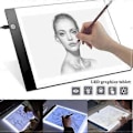 Miniatyrbilde 1 av 3: LED Tegnebrett A4 lysbord med USB