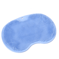 Fotskrubbmatta med Halkfria Sugkoppar Blå
