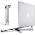 Miniatyrbild 1 av 5: Bärbart Laptopställ, Justerbart Laptopställ för MacBook Pro, Aluminium Skrivbord Vikbart Kompakt Universellt Dator Kylställ för 12 13 15 17 tum