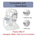 Miniatyrbild 3 av 5: 2-pack tygfäste för Wisp näsmask, ersättningsfäste i tyg för Wisp huvudband, Wisp Cpap-mask