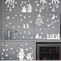 Miniatyrbillede 5 af 5: Julepynt Vindue, 9 Ark Vinduesbilleder Jul, Selvklæbende Julevinduespynt, Pv