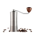 Miniatyrbillede 5 af 5: Manuel Kaffekværn med Justerbare Indstillinger Espressomaskine Rustfrit Stål 420 Burr Hjem Camping