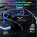 Pikkukuva 3 / 4: LED-lasit, Valoavat Lasit, LED-Visiirin Lasit, Loistavat Lasit