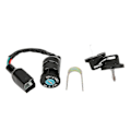 Pikkukuva 2 / 3: Sytytysvirtalukko 2 avaimella 0453417 Vaihto Polaris Sportsman 90 Predator 90 Outlaw 90