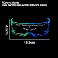 Pikkukuva 2 / 4: LED-lasit, Valoavat Lasit, LED-Visiirin Lasit, Loistavat Lasit