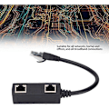 Miniatyrbillede 3 af 4: 1 til 2 Port RJ45 Splitter Adapter Glat Transmission Fremragende Forbindelse Netværkskabel Adapter Lav Strøm Kabel Adapter og Stik