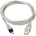 Miniatyrbilde 1 av 5: Cy USB Hann til Firewire IEEE 1394 4-pin Hann iLink Adapterledning Kabel for DCR-TRV75E DV 1m USB Firewire Kabel