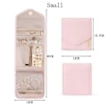 Miniatyrbillede 3 af 4: Smykkeopbevaringspose, velegnet til at bære flere ringe, halskæder og armbånd, letvægt, nem at bære, pink