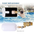 Miniatyrbild 4 av 5: 1/2 Tums Floatventil, Vattenfloatventil För Damm Floatventil Avstängning Automatisk Påfyllning, För Djurhållningstankar