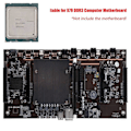 Miniatyrbilde 2 av 5: For Xeon E5 2620 V2 CPU LGA2011 Pin Prosessor CPU for X79 BTC Mining Hovedkort for X79 Hovedkort