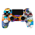 Miniatyrbild 1 av 4: Trådlös handkontroll för PS4/Pro/PS3/Slim/PC/Steam, Bluetooth-handkontroll, Joystick, Stöder 6-Axis, Vibration, Touch Click