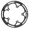 Miniatyrbild 1 av 5: Vikbar cykelkedjehjulsskydd 52T Cykelkedjehjulsskydd CNC 130BCD Skyddsplatta Vevarm Kedjehjulsskydd Svart