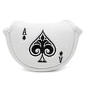 Golf Putter Cover Half Mallet Putter Headcover Magnetisk Klubbskydd För Odyssey,