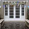 Miniatyrbillede 4 af 4: 40ft Stof Bunting Banner Rød Blomster Vintage Bunting Flag Reusable Bomuld Trekant Flag Garland Med 42 stk. Flag til Have Bryllup Babyshower