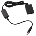 Miniatyrbilde 1 av 5: 5V 2A Acke12 Ack-e12 USB Strømkabeladapter + Lp-e12 Dr-e12 DC-kobling for Canon EOS M M2 M10 M50 D