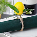 Miniatyrbild 3 av 5: 12 imitation citron servett spänne hotell modell rum servett ring