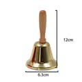 Miniatyrbild 2 av 5: Balabela Superhög Solid Hand Call Bell Trähandtag Jul Hand Call Bell