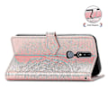Miniatyrbillede 3 af 5: Nokia 2.4 Etui Læder Wallet Cover Præget Mandala Magnetisk Flip Beskyttelse Stødsikker - Rosaguld