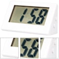 Miniatyrbild 2 av 5: Liten digital klocka, digital väckarklocka för sängbord, liten digital reseklocka, batteridriven digital klocka, digital klocka med knappcellsbatteri för B