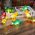 Miniatyrbild 1 av 5: LED Dinosaurie Ljusslinga Dinosaurie Rumsinredning för Pojkar Dinosaurie Lampa Julfest Tillbehör Dinosaurie Batteridrivna Lampor