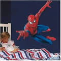 Jättelika stora Spiderman väggdekaler för barn pojkar sovrum dekal konst väggdekor.