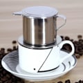 Miniatyrbild 1 av 5: 50/100ml Vietnamesisk Stil Rostfritt Stål Kaffedroppfilter Maker Pot Infuse Cup