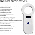 Miniatyrbillede 3 af 5: Digital kæledyrsscanner følsom Iso11784/5 kæledyr Id mikrochiplæser Usb transponder mikrochip scanner til hund kat hest