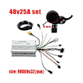 Miniatyrbild 2 av 5: 48V 25A Elektrisk Scooter Controller Dashboard Kit med TF-100 Display Scooter för Elektrisk Scooter