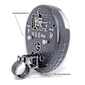 Miniatyrbillede 4 af 5: Udskiftningsmonitor Speedometer til motionscykel, træningscykelcomputer, pulsmåler, cykelmonitor - JA