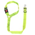 Adjustable Reflective Pet Safety Belt - Fluorescent Green for Car Safety
