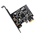 Pikkukuva 4 / 5: 2-portinen PCIE-kortti PCI Express 3.0 X1 - Dual USB-laajennuskortti SATA-virralla USB3.2 Gen2 10 Gbps ASM3142-siru pöytätietokoneille