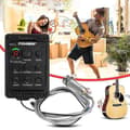 Fishman 4 Band 301 Eq Tuner Piezo Mic Presys Blend Akustisk Gitarr Pickup Förförstärkare
