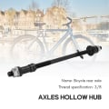Miniatyrbild 2 av 5: Förlängd 240mm Mountainbike Snöcykel Cykel Bakaxel Omonterad Solid Axel Bakaxel Cykel Ac