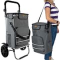 Sammenleggbar handlekurv med veske – 40L