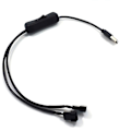 Miniatyrbillede 1 af 5: 40cm USB til 3-polet / 4-polet PWM 5V Fan Strømadapterkabel med Tænd/Sluk-kontakt