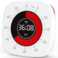 Miniatyrbilde 1 av 5: Visuell Timer for Barn, Digital Timer med 60-Minutters Nedtelling, Stille Timer for Skrivebordstimerklokke for