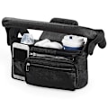 Miniatyrbilde 1 av 5: Universal Stroller Organizer Med Isolerende Koppbærer, Avtakbar Telefonveske Og Skulderstropp