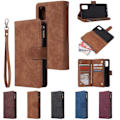 Miniatyrbilde 1 av 5: Kompatibelt med Samsung Galaxy A41 Etui Magnetisk Lær Lommebok Etui Til Samsung Galaxy A41 Gul