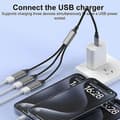 Miniatyrbillede 4 af 5: OTG Expander Splitter USB-C / Type-C til USB-A Grey