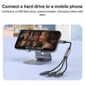 Miniatyrbild 5 av 5: OTG Expander Splitter USB-C / Type-C till USB-A Silver