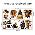 Pikkukuva 2 / 5: 2024 Halloween-kurpitsan aaveen linna korppilinnun pelätin seinätarra P