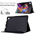 Miniatyrbillede 2 af 4: （farve）Samsung A8 Etui til Samsung A8 2022/2021 SM-X200/X205/X207 Stand Folio Cover Beskyttende Skal