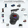 Miniatyrbilde 4 av 5: 12V USB C-billadapter, Ouffun Dual PD & QC 3.0-porter