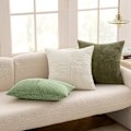 Miniatyrbilde 5 av 5: 2 stk Cordfløyel pute 45*45cm pea green