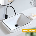 Miniatyrbillede 3 af 5: Badeværelsesvask Afløb Uden Overløb - 1 5/8\" Afløbsåbning - Pop-Up Vask Afløb, Mat Sort F