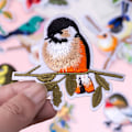 Miniatyrbillede 3 af 5: Stryge-på patches, 13 stk. fugle stryge-på patch sy-på patch applikation
